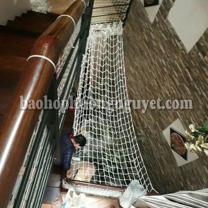 Lưới an toàn cầu thang, lưới an toàn chống rơi cho trẻ nhiều kích cỡ 10m, 15m, 20m, 30m