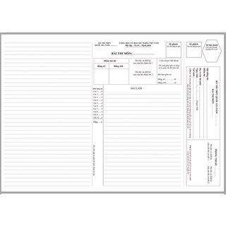 giấy thi A3 phách ngang, phách dọc (100 tờ)