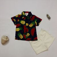 Sơ mi hoa quả cho bé