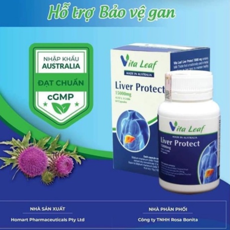 Viên Uống Bổ Gan Liver Protect 15000mg - Nhập Khẩu Úc