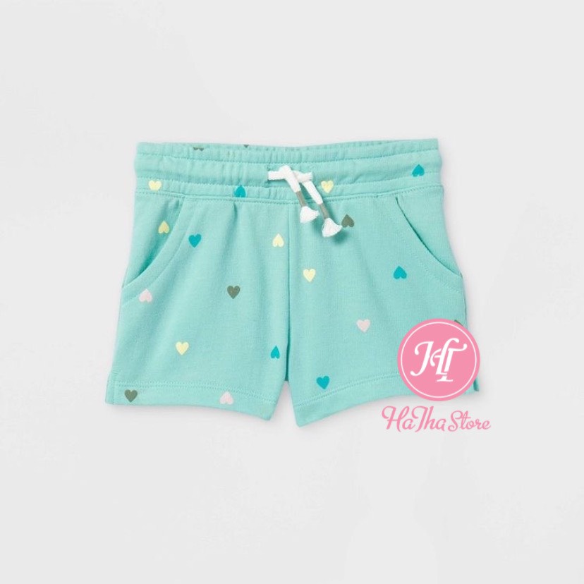 Shorts / (8-18kg) Quần short thun Cat&amp;Jack bé gái