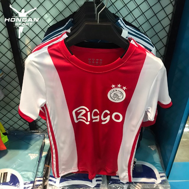 Áo Đá Bóng / Đá Banh Trẻ Em CLB AJAX Màu Đỏ