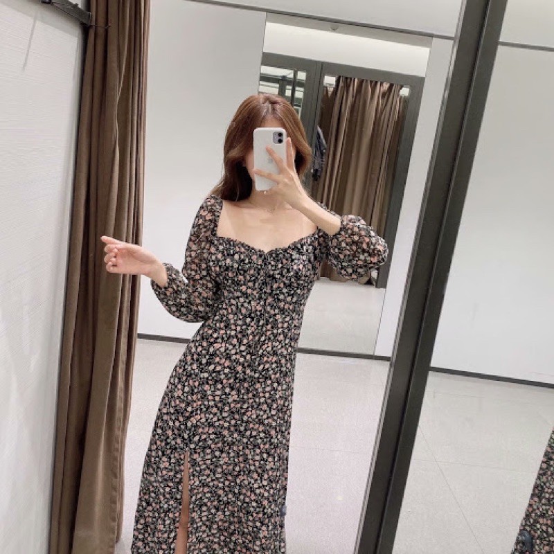 Váy đầm Z A R A hoa nhí