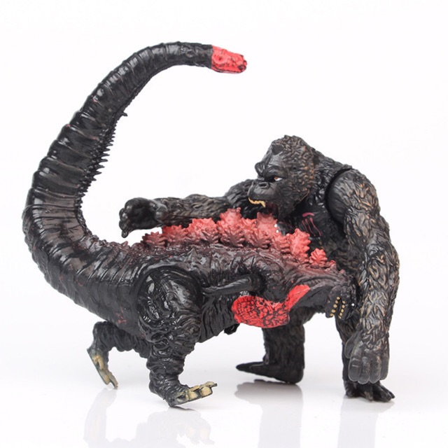 Size 7-8cm  Mô Hình Quái Vật Godzilla - Rồng 3 Đầu - Kong