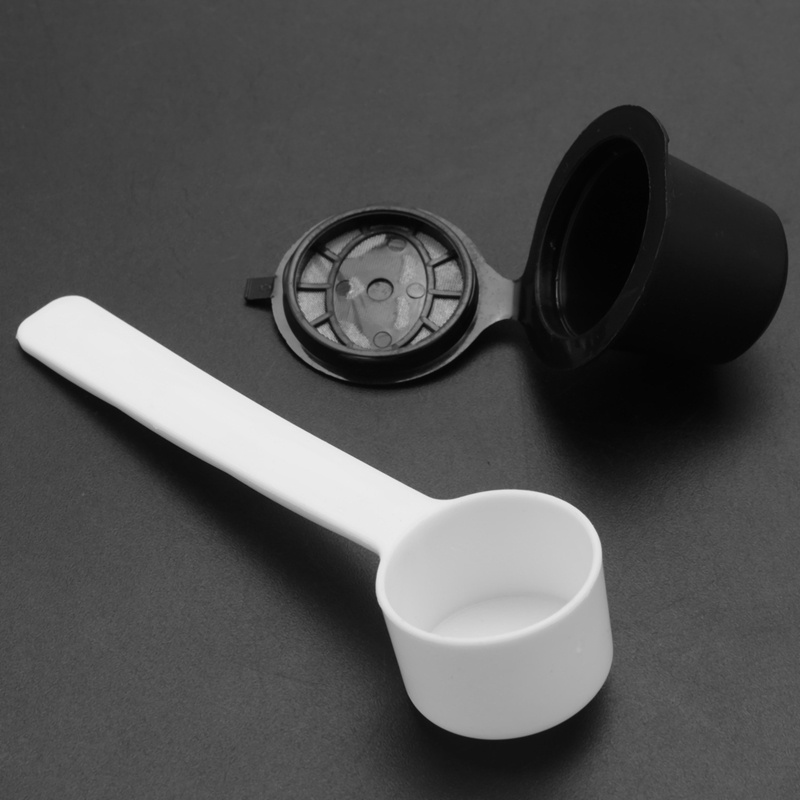 Set 4 Phin Lọc Cà Phê Kèm Muỗng Cho Máy Pha Cà Phê Nespresso