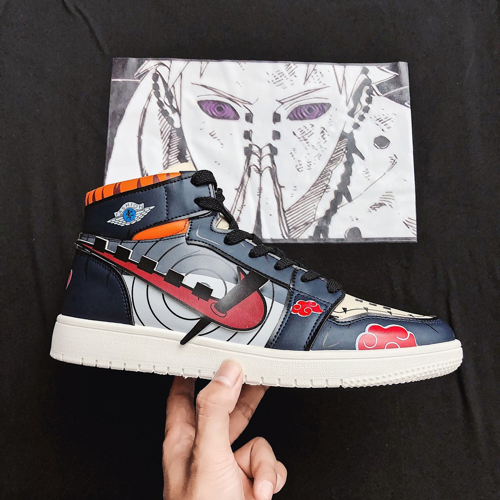 [Mã FAGREEN245 giảm 10% tối đa 30K đơn 99K] Giày thể thao cổ cao họa tiết Naruto size 37-44 air force 1 | BigBuy360 - bigbuy360.vn