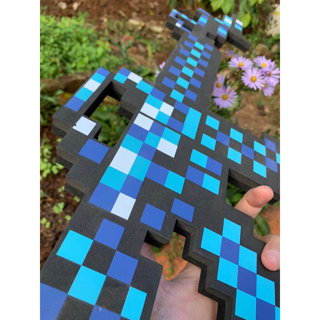Công cụ Xốp EVA mềm minecraft kim cương - Baystore