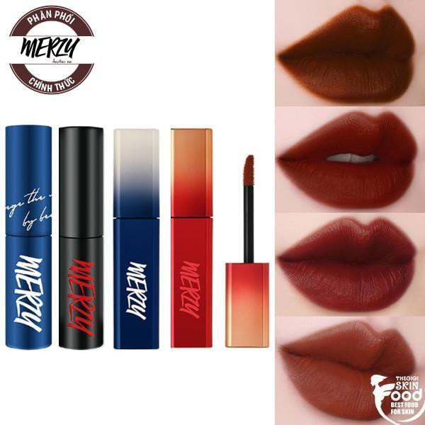 Son Merzy [Hot New-Hàng Auth] Son kem lì Merzy The First Velvet Tint [ V1 -V18 ]