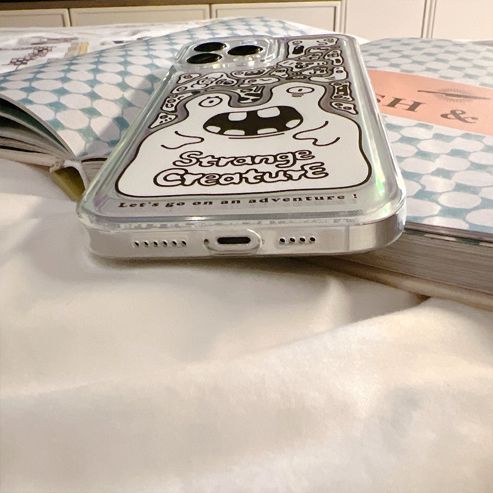 Ốp lưng iphone Ốp Điện Thoại Dẻo Màu Laser Họa Tiết Độc Đáo Thời Trang Cho iphone13pro Max xs 11 12/7/8Plus/Xsmax/Pro/Max/Mini 13 Dinuo case-III