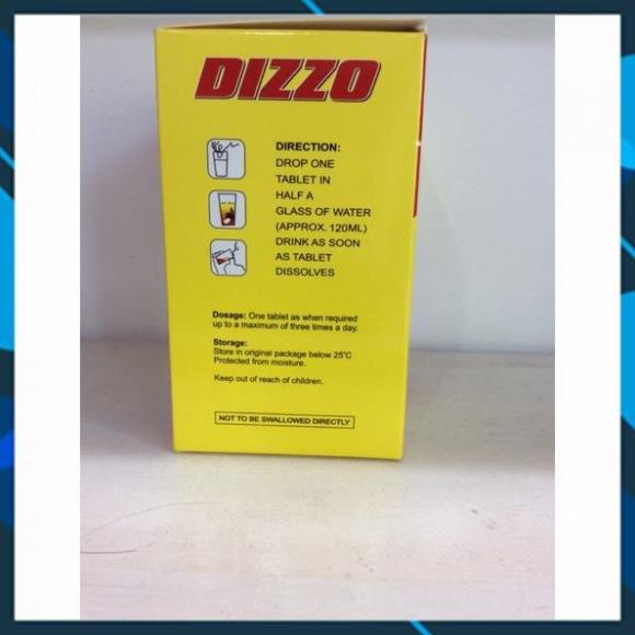 Viên sủi Dizzo giúp tiêu hoá 1 viên NHÀ THUỐC SÀI GÒN