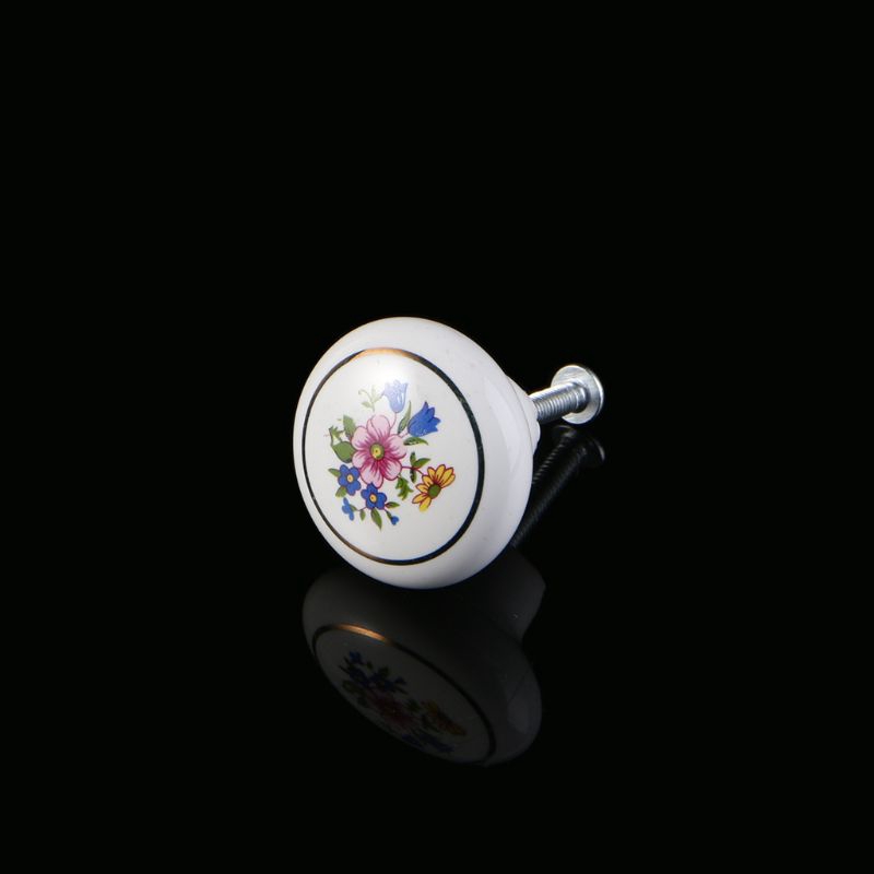 Núm tay nắm cửa tủ gốm