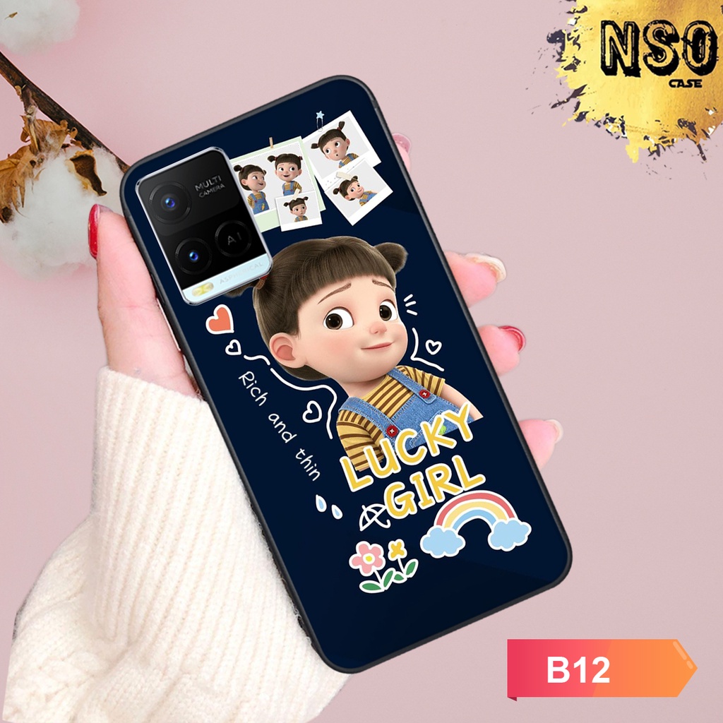 [HÀNG MỚI HOT] Ốp Lưng Vivo Y21 - Y21s In Hình Girl Siêu Cute Đẹp
