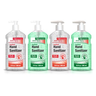 Nước rửa tay khô Assured Instant Hand Sanitizer 237ml Vitamin E Aloe Moisturizers