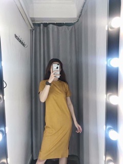 Đầm thun suông 