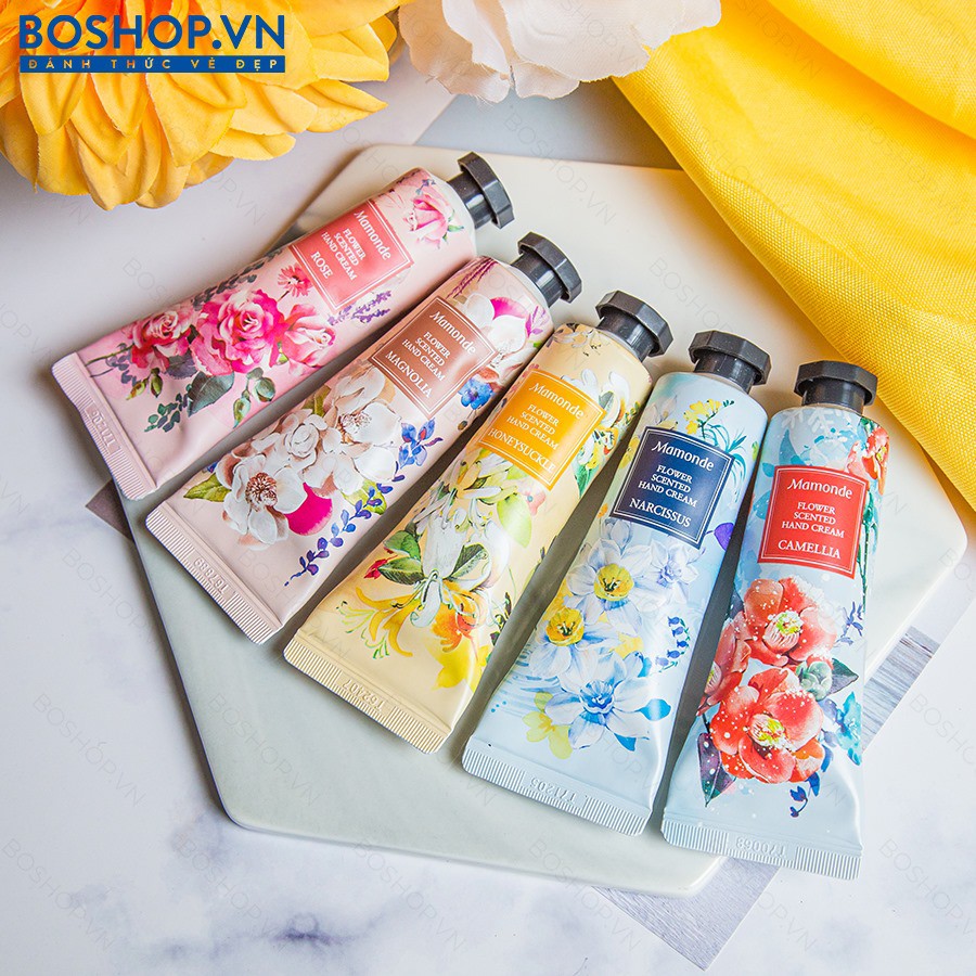 Kem Dưỡng Da Tay hương hoa Mamonde Flower Scented Hand Cream 50ml | BigBuy360 - bigbuy360.vn
