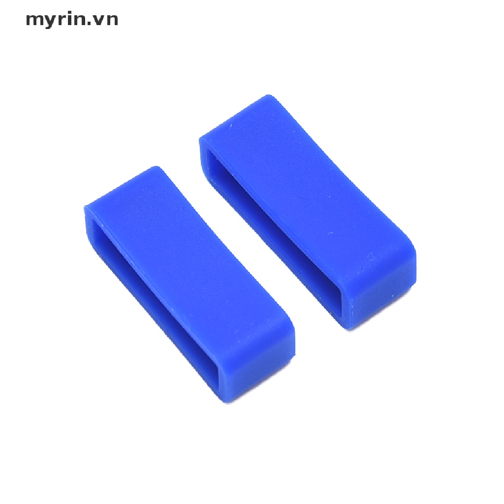 Set 2 Vòng Cao Su Silicon Nhiều Màu Giữ Dây Đồng Hồ Đeo Tay