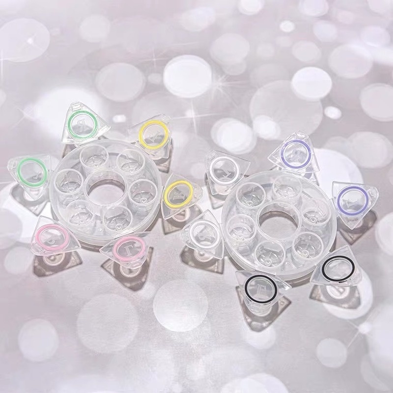 Set 3 Cặp Hộp Đựng Kính Áp Tròng Màu Sắc Ngọt Ngào Thời Trang Cho Nữ