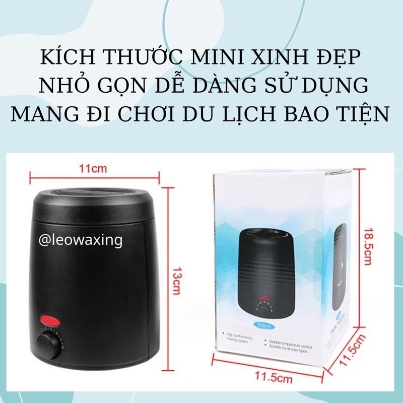 PHIÊN BẢN MINI NỒI NẤU SÁP CHỐNG DÍNH MINI CAO CẤP DỄ DÀNG LOẠI BỎ SÁP THỪA