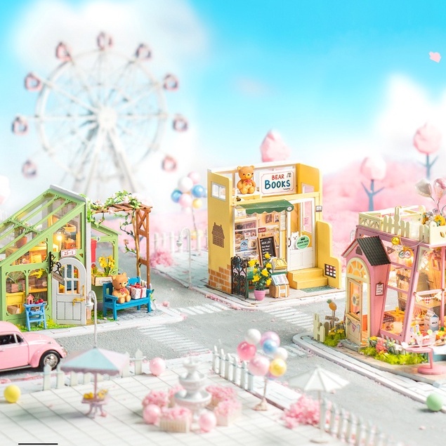 [NHÀ MÔ HÌNH BÚP BÊ DIY] BỘ LEISURE TIME