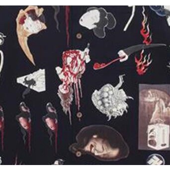 Bán Chạy Nhất Áo Sơ Mi Tay Ngắn In Hình WACKO MARIA Trăm Đêm Ma Đi Bộ Size Lớn Unisex