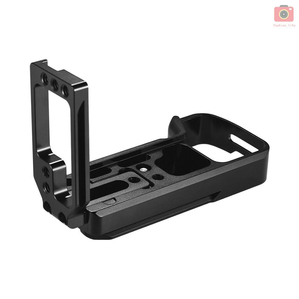 Andoer L-shaped Aluminum Alloy Quick Release Plate L Bracket Plate Quick Release Baseplate with Side Plate for Sony A7III A7MIII A7RIII A9 ILDC cameras