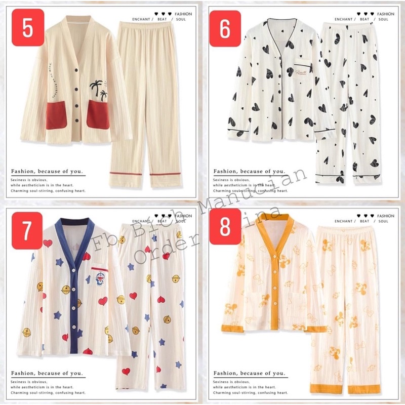 Bộ Pyjama mặc nhà siêu xinh