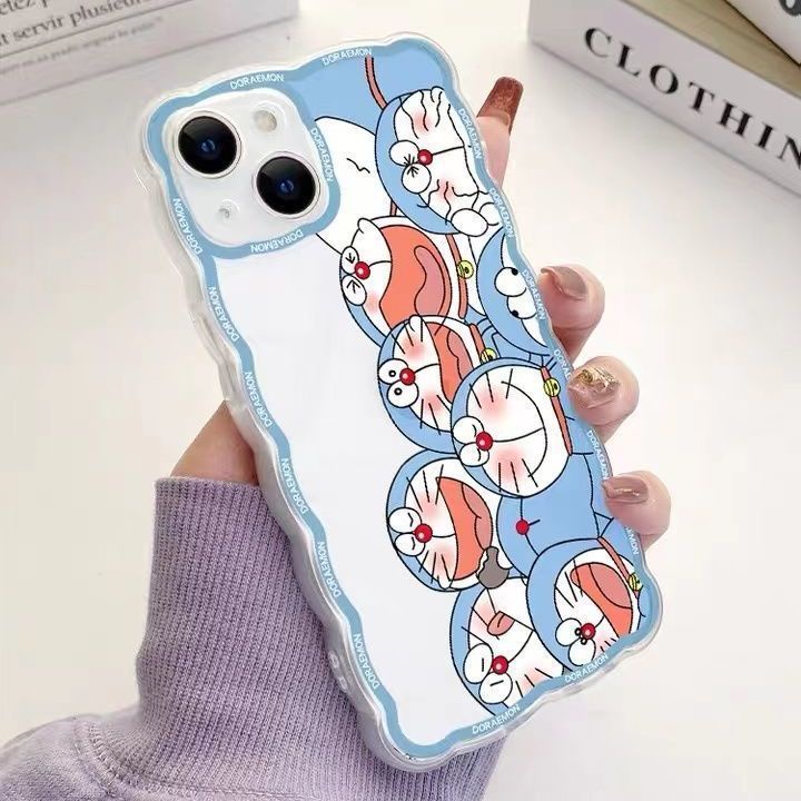 Ốp Điện Thoại TPU Trong Suốt In Mèo Hoạt Hình Cho Iphone 13 Pro Max/12/11/XS/ XR/ X/ 8/ 7/6 Plus Mini SE 2020