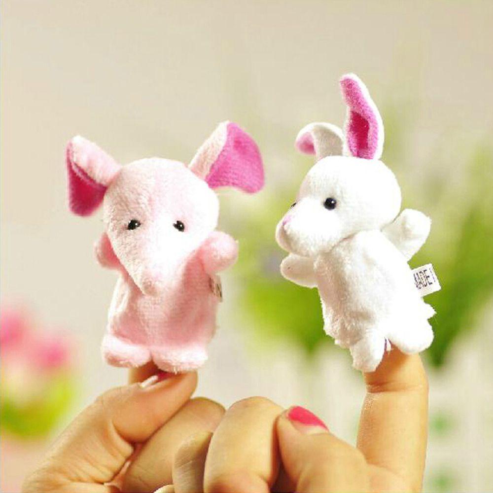 ANEMONE Set 10 Con Rối Ngón Tay Hình Các Con Vật Đáng Yêu