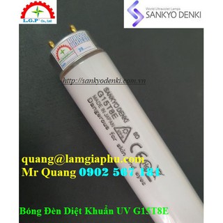 Đèn tia cực tím UVB Sankyo Denki G15T8E - 15W, 45cm