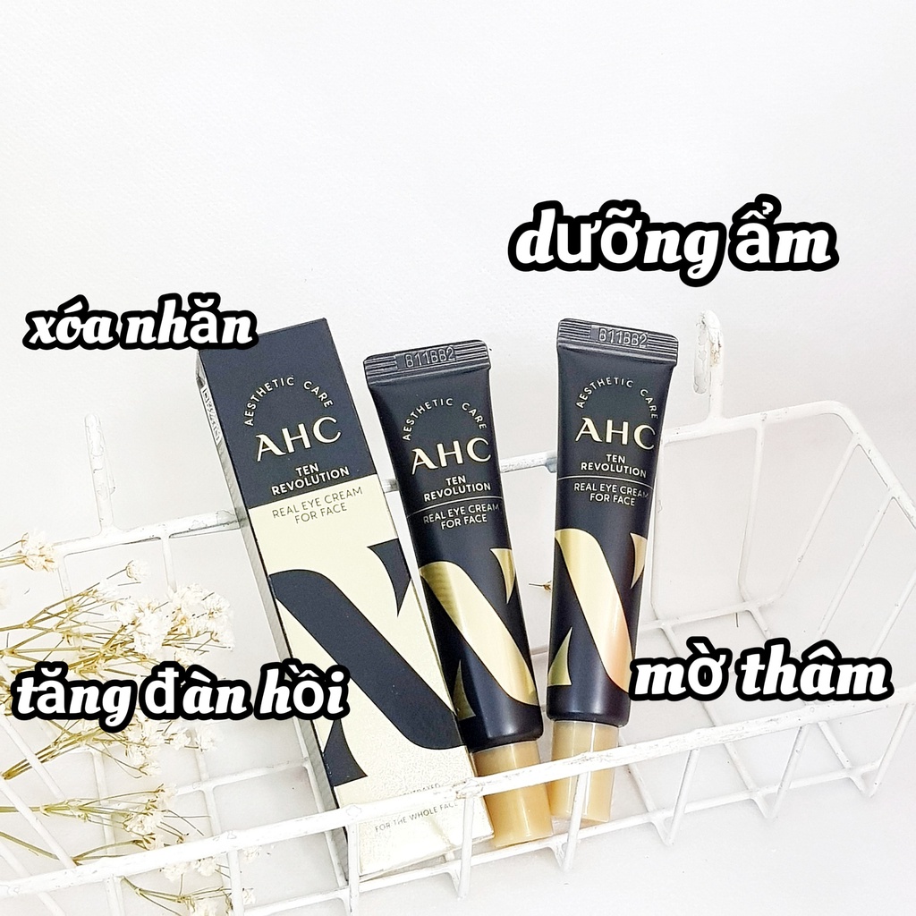 Kem mắt AHC kem dưỡng mắt giảm thâm bọng mắt dưỡng ẩm cải thiện nếp nhăn