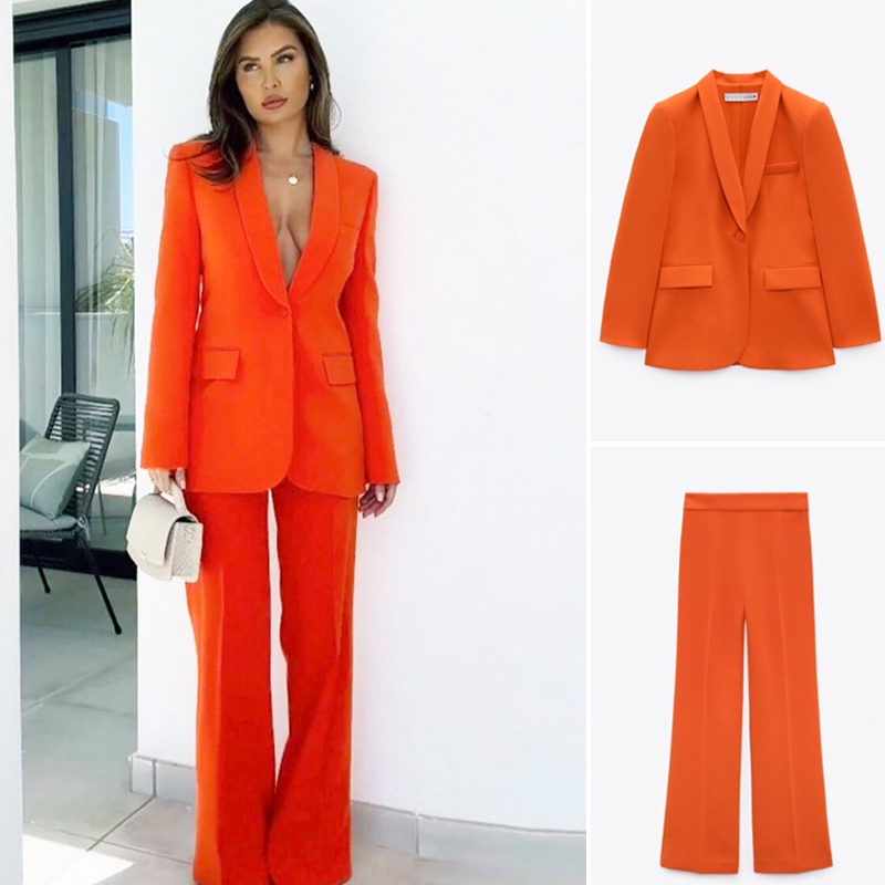 Set Áo Khoác Vest Và Quần Dài Ống Loe Hiệu Zara Thời Trang Mùa Hè 22 Món Sang Trọng Cho Nữ 2766178 3111117 Bán Buôn Bán Buôn