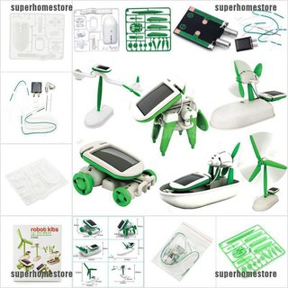 1 Robot Năng Lượng Mặt Trời 6 Trong 1