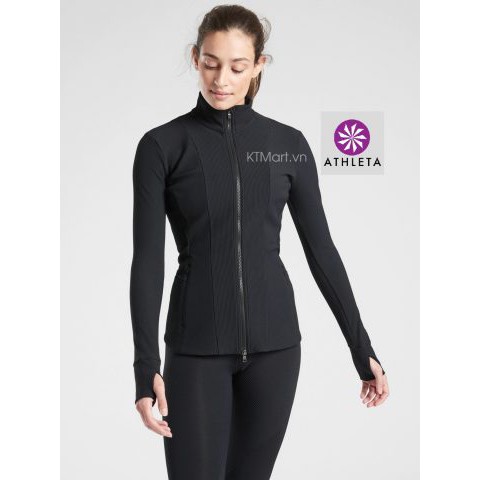 Áo khoác chống nắng Athleta Shanti Ribbed Jacket 511435 Athleta size S