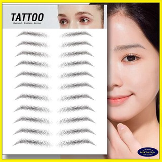 Hình xăm lông mày, miếng dán lông mày 6D, tatoo lông mày - đẹp tự nhiên, không thấm nước