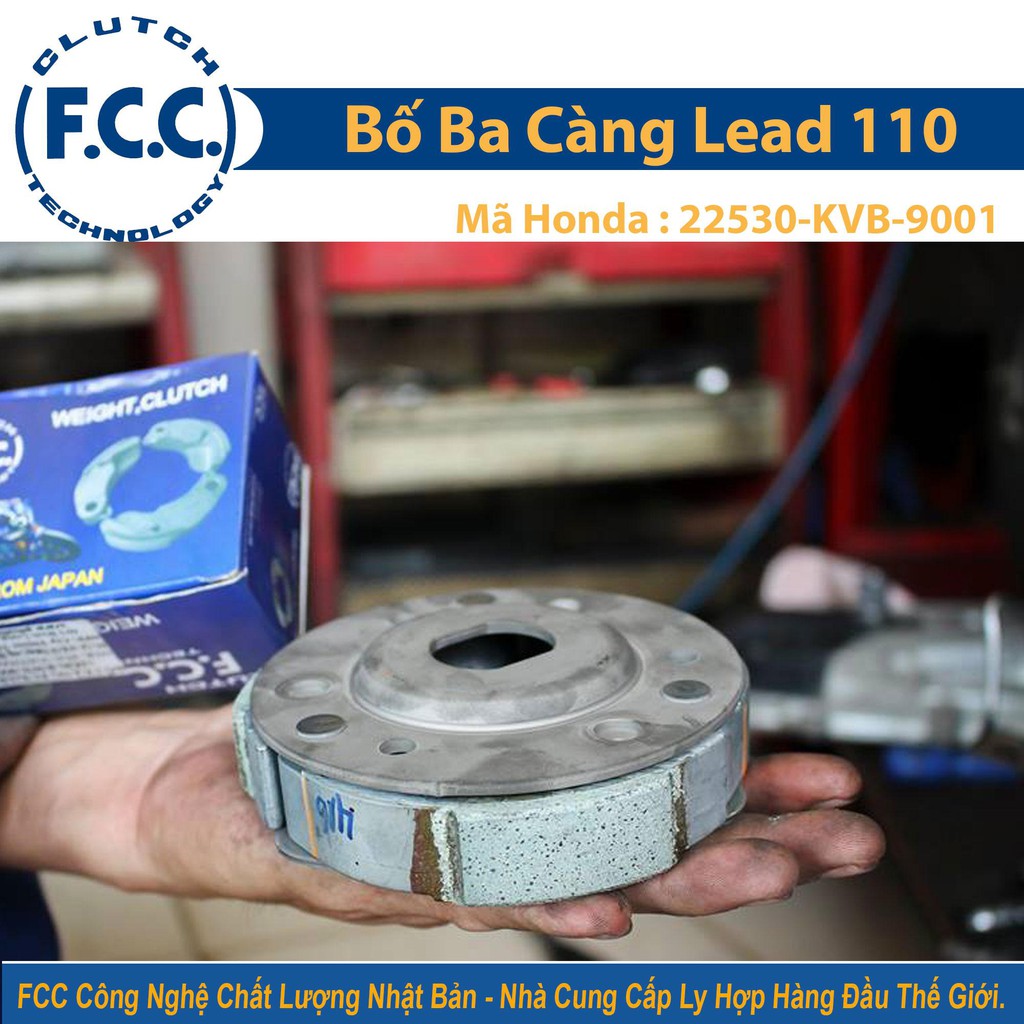 Bố ba càng FCC Honda Lead 110 ( KVB )