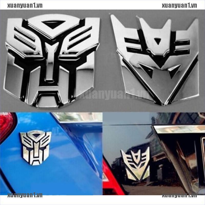 [XUANYUAN1] Huy Hiệu Đồ Họa Logo Transformers 3D Bảo Vệ Tự Động