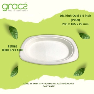 Combo 30 Dĩa bã mía Thái Lan - thương hiệu Gracz (màu trắng)