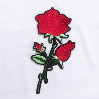 Mua Hoa hồng thêu 3d phụ kiện may mặc