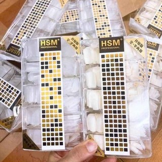Móng úp nhám HSM [ 500 móng đủ size ]