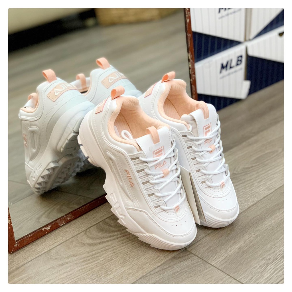NEW 100%- Giày Fila Disruptor 2 phối hồng trắng chính hãng giá tốt