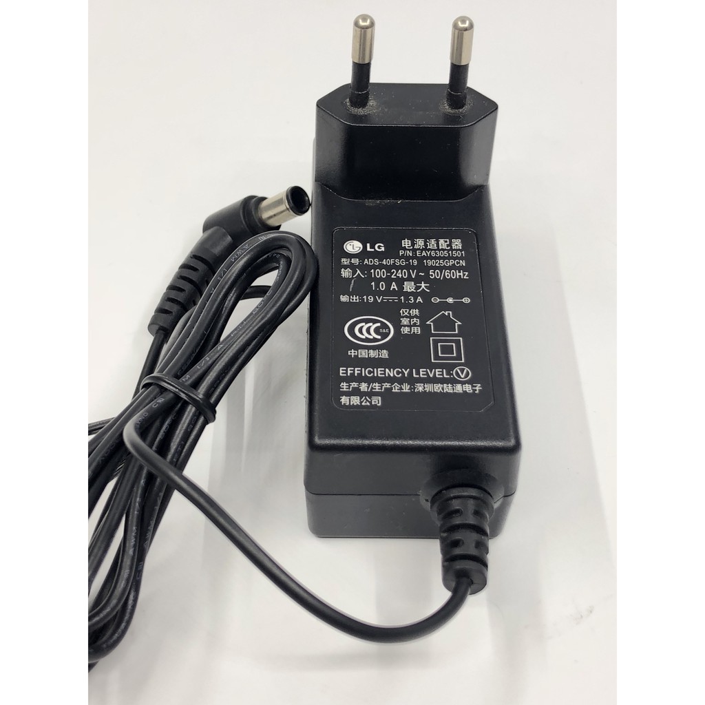 Adapter nguồn màn hình LG 19V 1.3A chính hãng