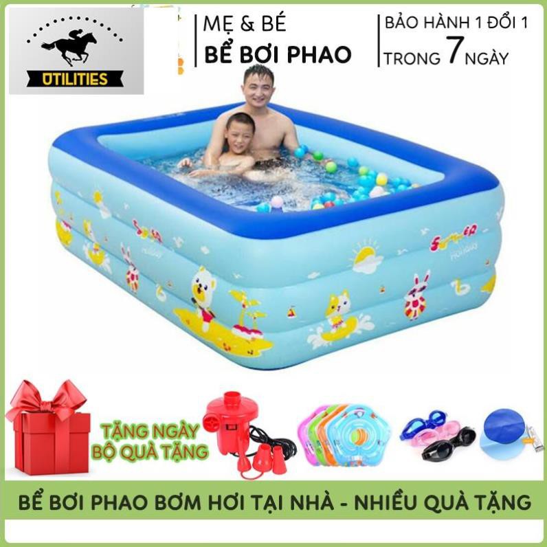 [Chống Trượt An Toàn Cho Bé]Bể Bơi Phao Bơm Hơi Tại Nhà , Lựa Chọn Bộ Quà Tặng Siêu Hấp Dẫn, Hàng Loại 1