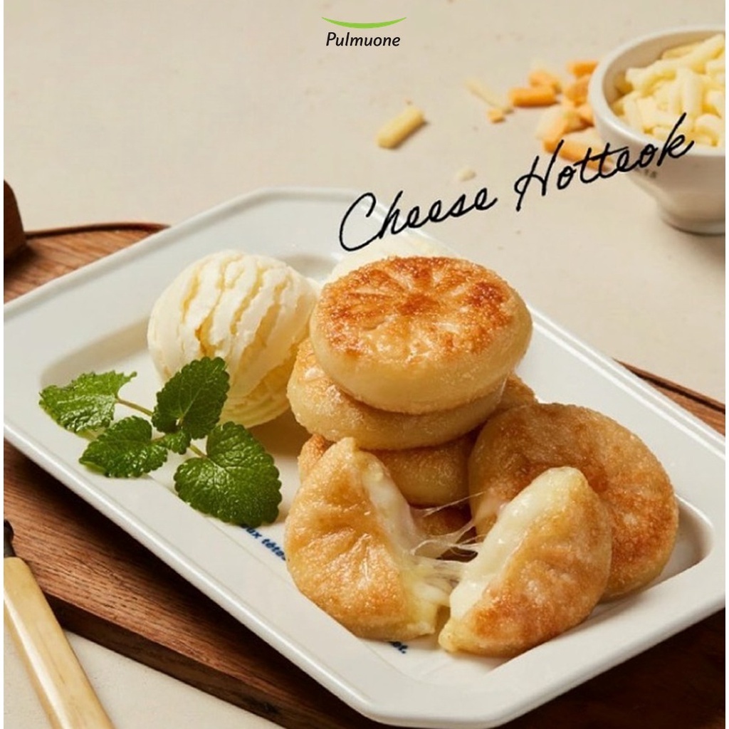 Bánh Ho-tteok Nhân Phô Mai Mozzarella Pulmuone Nhập Khẩu Hàn Quốc 600G