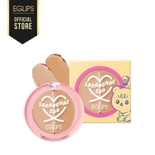 Kem Che Khuyết Điểm Hai Ngăn Eglips Saranghae Zoo - Dual Concealer 3g