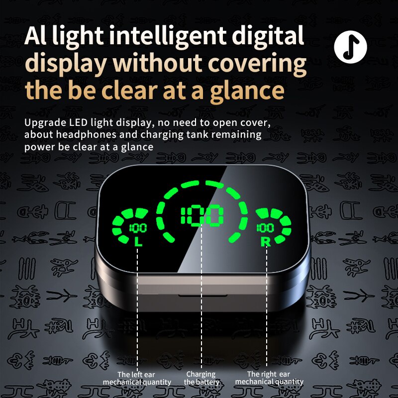 Tai Nghe Nhét Tai YD03 TWS Bluetooth 5.3 Không Dây Âm Thanh Stereo Hifi Chống Nước Có Micro