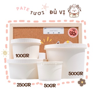 Pate Tươi Cho Chó Mèo Đủ Vị Gà Cá Bò Heo Hộp Dùng Thử 50Gr/100Gr Cung Cấp Protein Chất Xơ Bé Kén Ăn