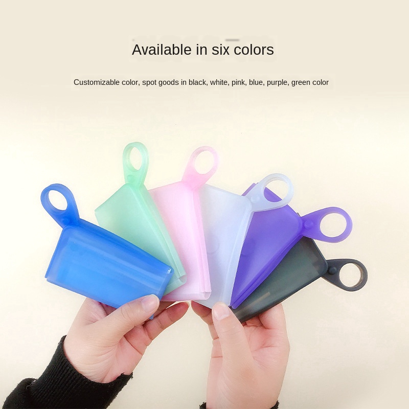 Compact Dustproof Silica Gel Mask Carrying Case