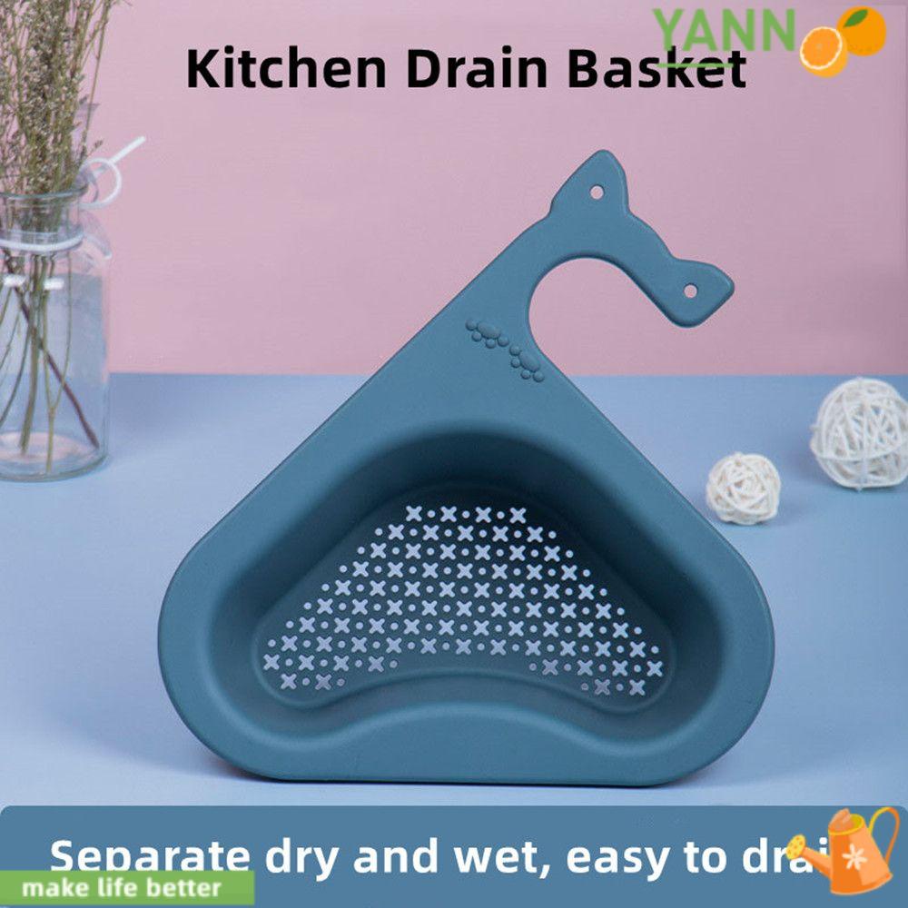 Rổ Rửa Rau Củ Quả Đa Năng Hình Tai Mèo 1 Trong Nhà Bếp