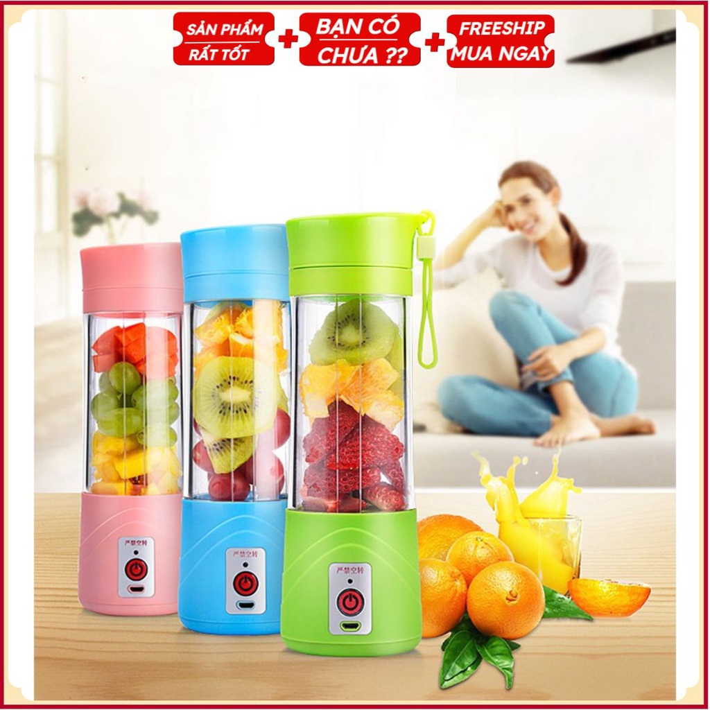 Máy Xay Sinh Tố Tiện Dụng, Nhanh Gọn, Dễ Vệ Sinh (Màu Sắc Ngẫu Nhiên)