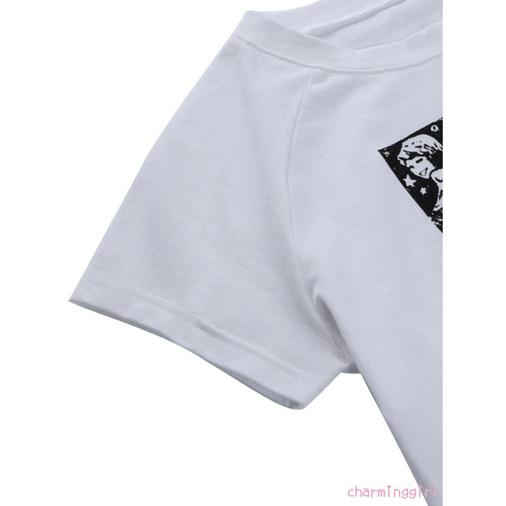 Áo Thun Tay Ngắn Cổ Tròn Thời Trang Cho Nữ